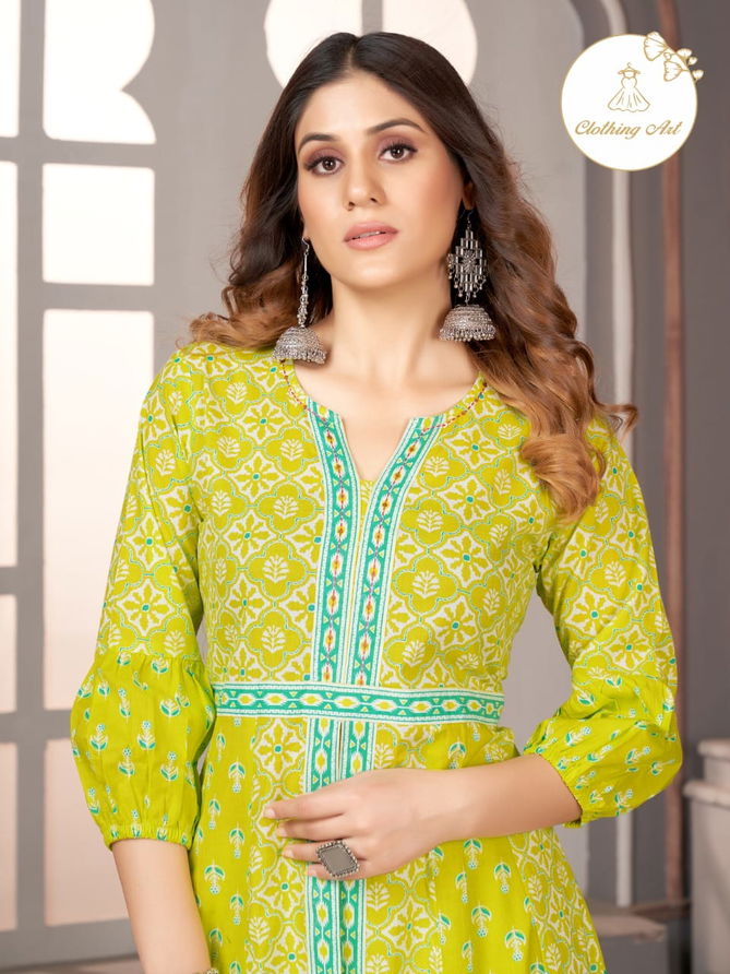 Clothing Art Stylish Party Wear Wholesale Kurtis With Bottom Designer Catalog